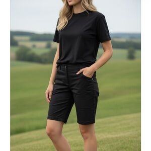 Adidas Women's Black Bermudas/golf shorts size 2